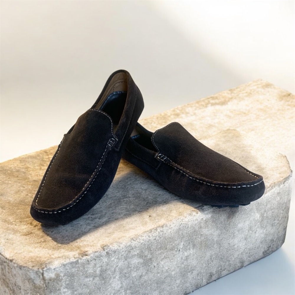 Zanzara Picasso II Brown Casual Comport moccasin Slip-On Loafers for Men Sz 11.5